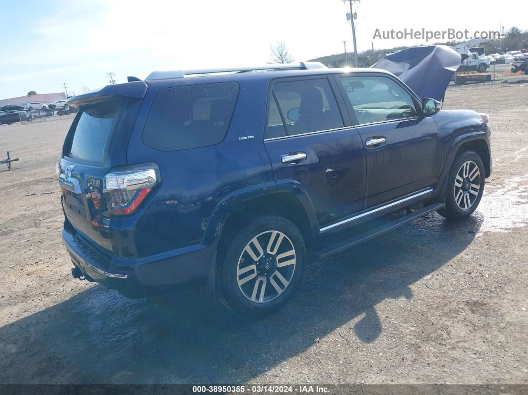 2021 Toyota 4runner Limited Blue vin: JTEKU5JR5M5942119