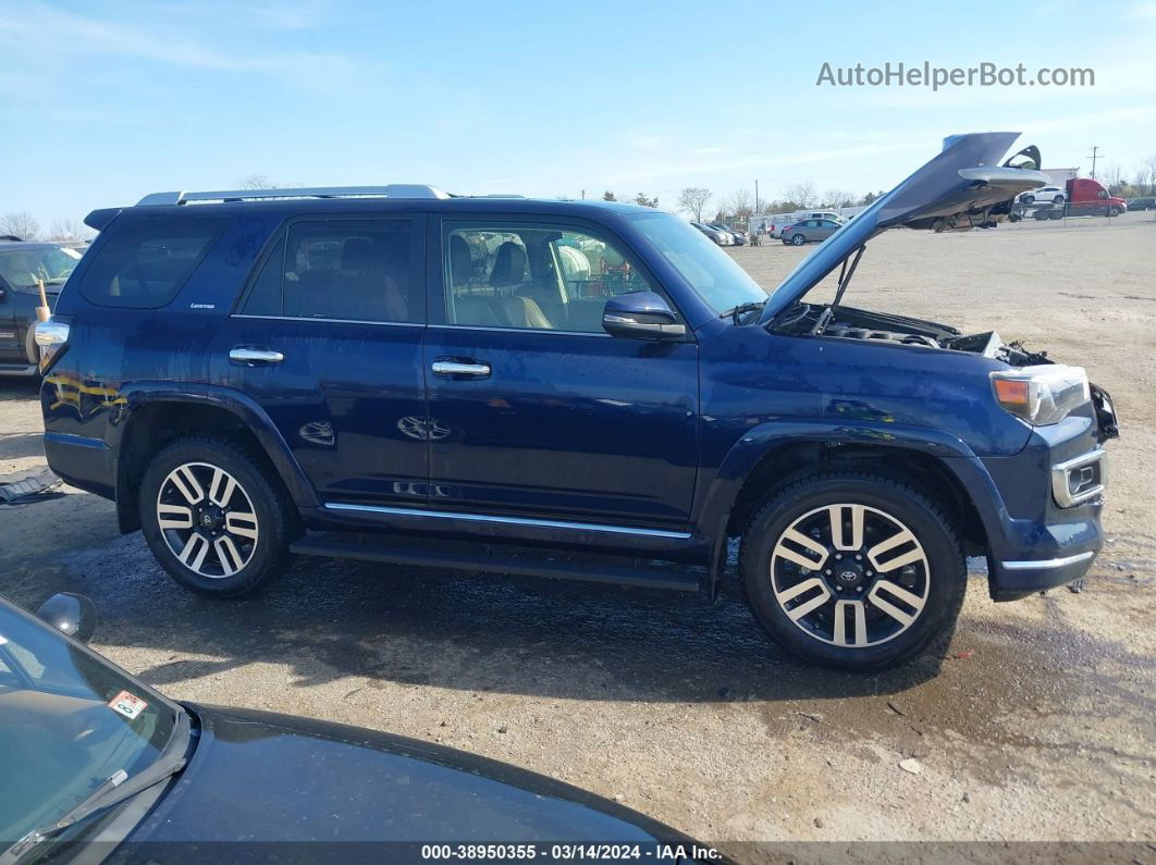 2021 Toyota 4runner Limited Blue vin: JTEKU5JR5M5942119