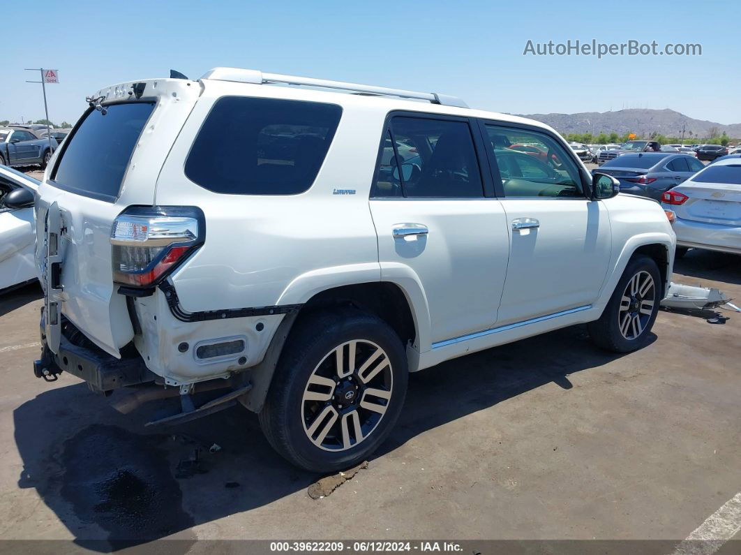 2021 Toyota 4runner Limited White vin: JTEKU5JR7M5899726