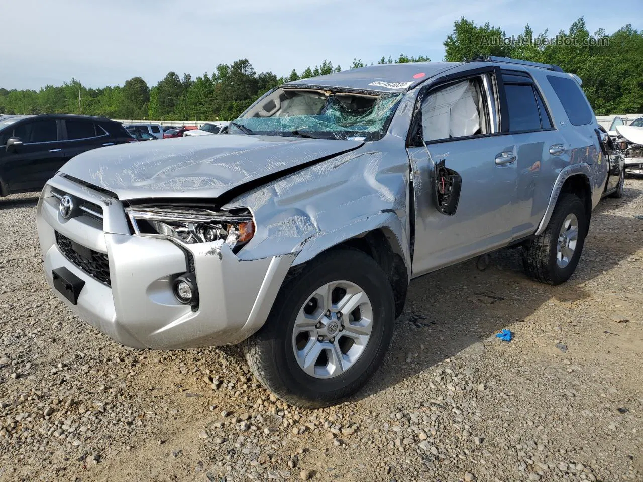 2021 Toyota 4runner Sr5/sr5 Premium Серебряный vin: JTEMU5JR0M5937211