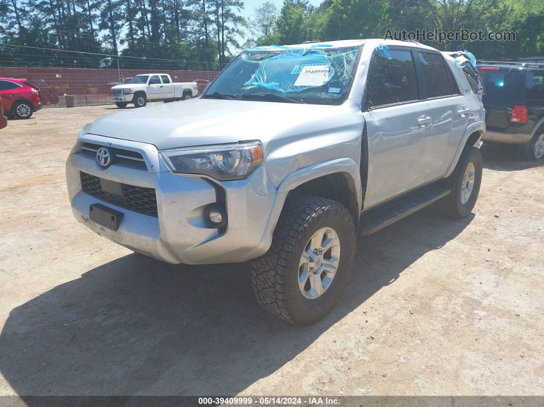 2021 Toyota 4runner Sr5 Silver vin: JTEMU5JRXM5922585