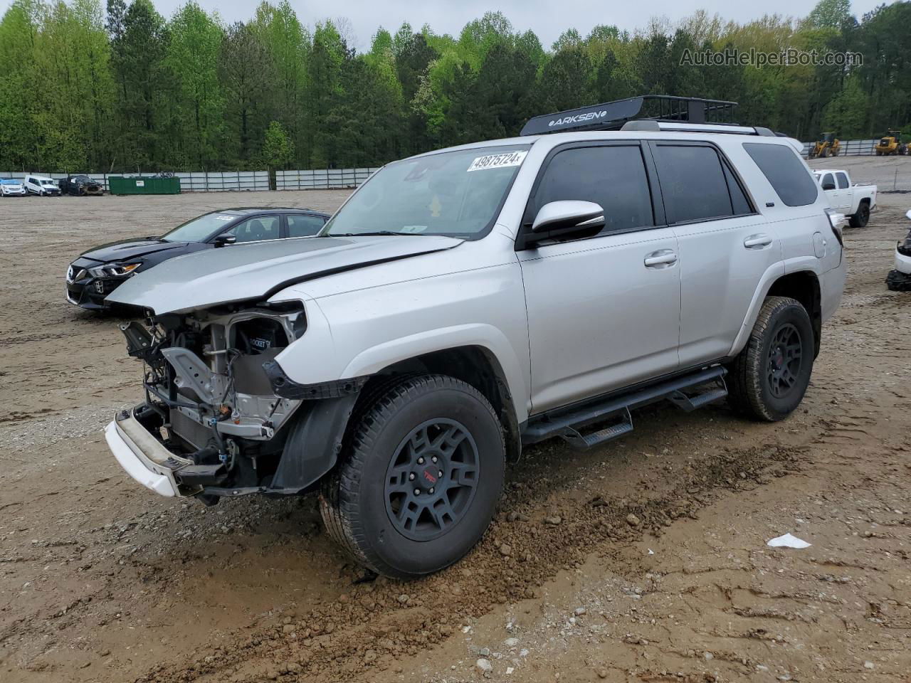 2021 Toyota 4runner Sr5/sr5 Premium Серебряный vin: JTENU5JR2M5853783