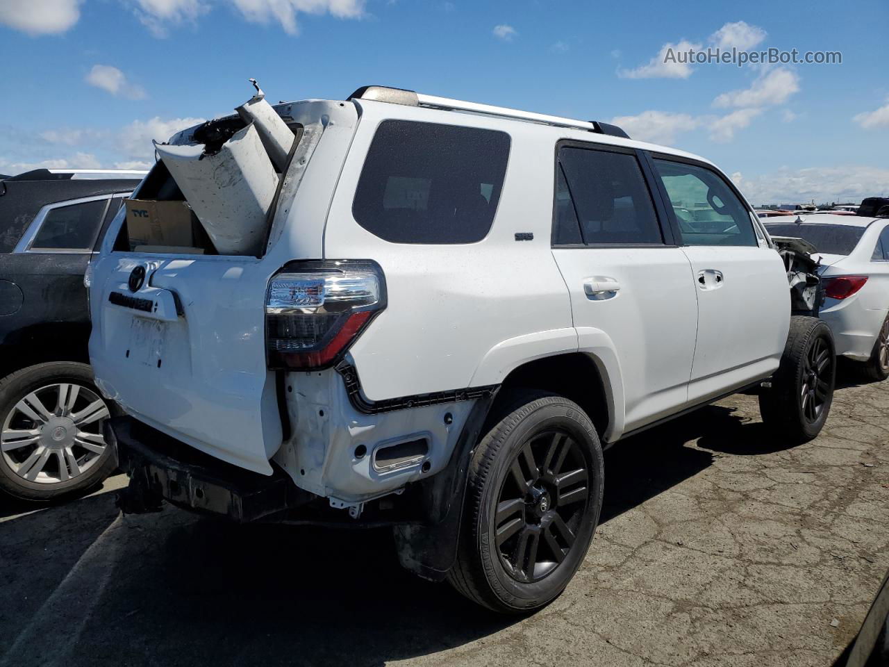 2021 Toyota 4runner Sr5/sr5 Premium White vin: JTENU5JR2M5882894