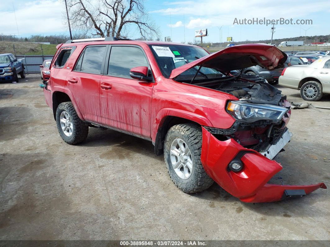 2021 Toyota 4runner Sr5 Premium Red vin: JTENU5JR2M5936484