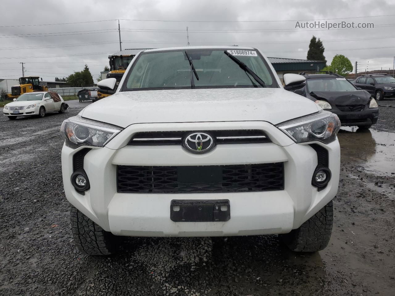 2021 Toyota 4runner Sr5/sr5 Premium White vin: JTENU5JR7M5889680