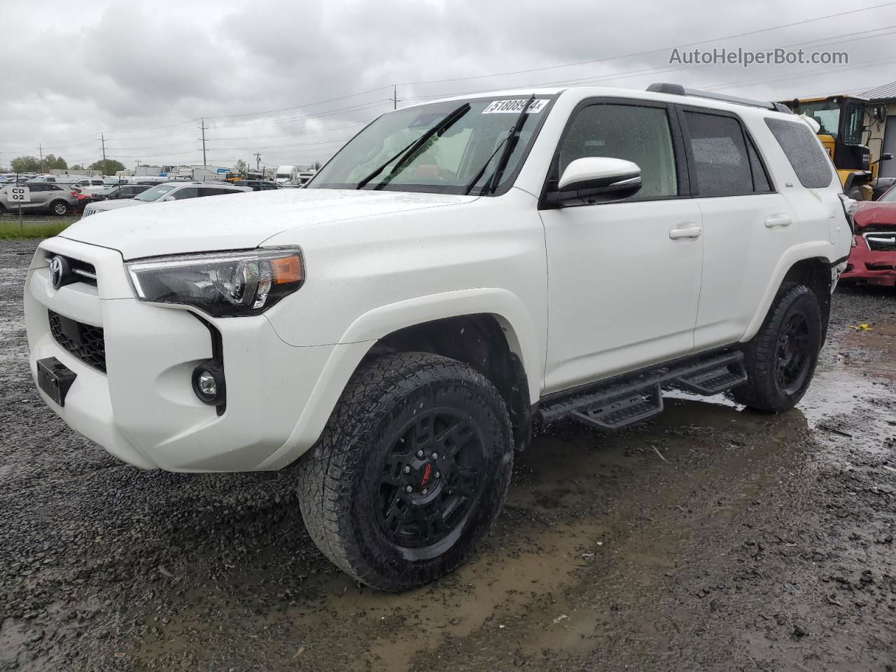 2021 Toyota 4runner Sr5/sr5 Premium White vin: JTENU5JR7M5889680