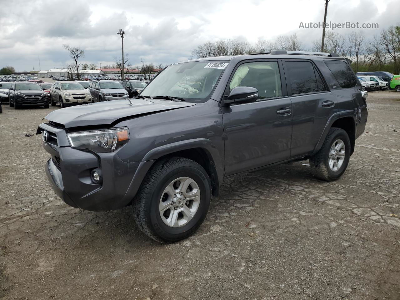 2021 Toyota 4runner Sr5/sr5 Premium Gray vin: JTENU5JR8M5947232