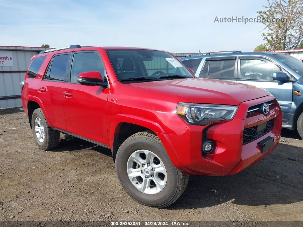 2021 Toyota 4runner Sr5 Premium Red vin: JTENU5JR9M5854378