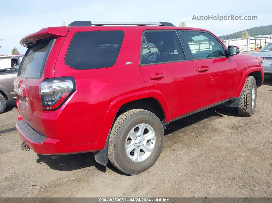 2021 Toyota 4runner Sr5 Premium Красный vin: JTENU5JR9M5854378