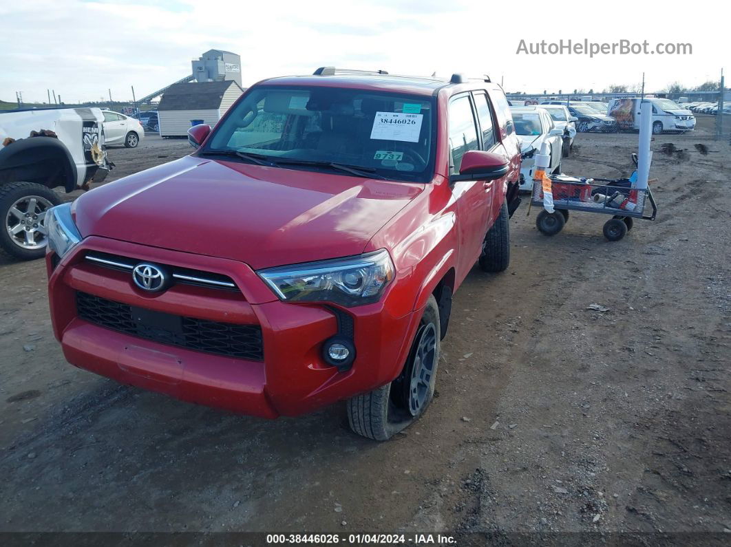 2021 Toyota 4runner Sr5 Premium Red vin: JTENU5JR9M5884562