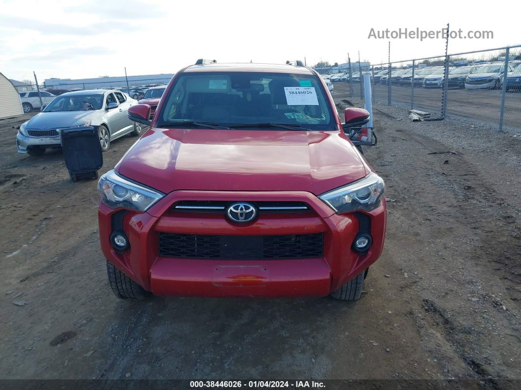 2021 Toyota 4runner Sr5 Premium Red vin: JTENU5JR9M5884562