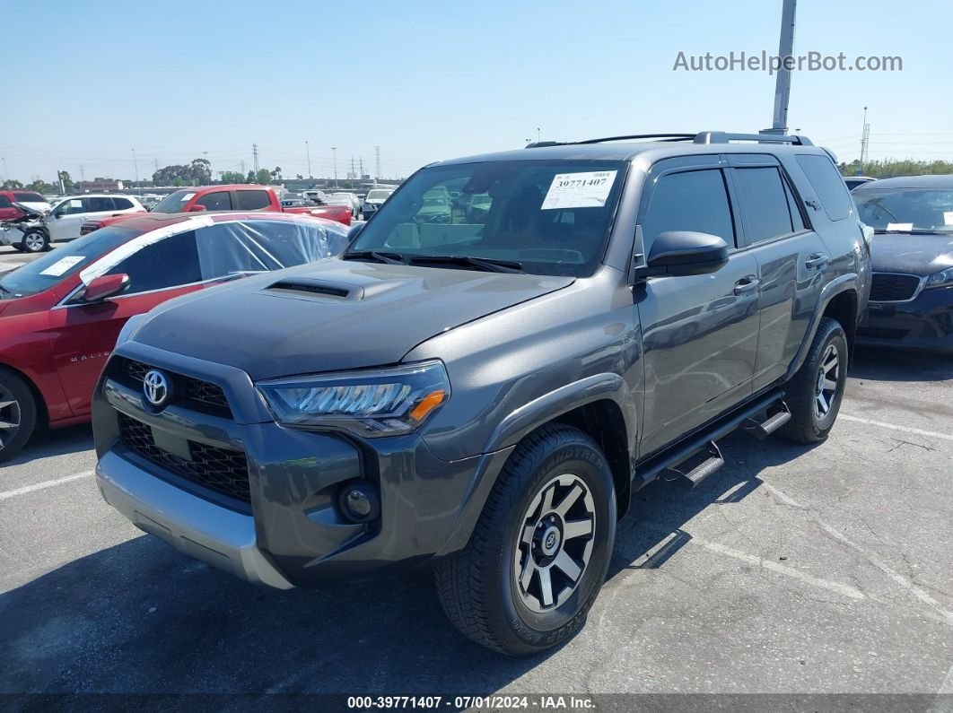 2021 Toyota 4runner Trd Off Road Gray vin: JTEPU5JR2M5875906