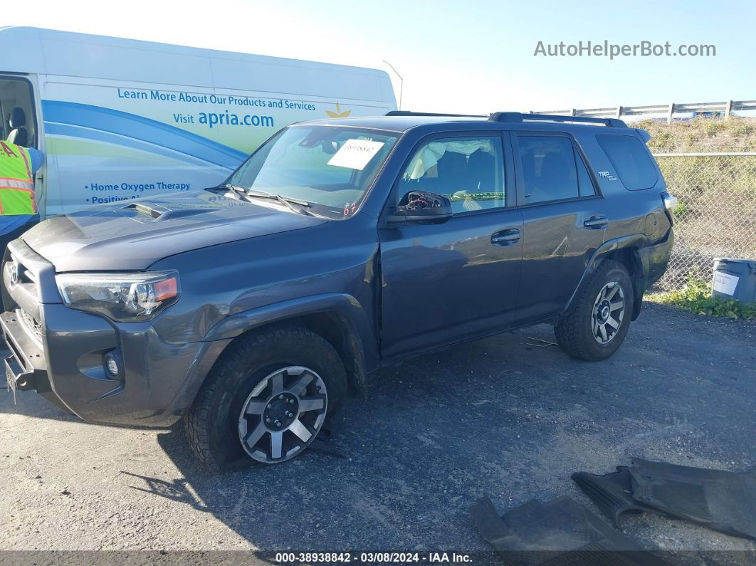 2021 Toyota 4runner Trd Off Road Gray vin: JTEPU5JR4M5889015