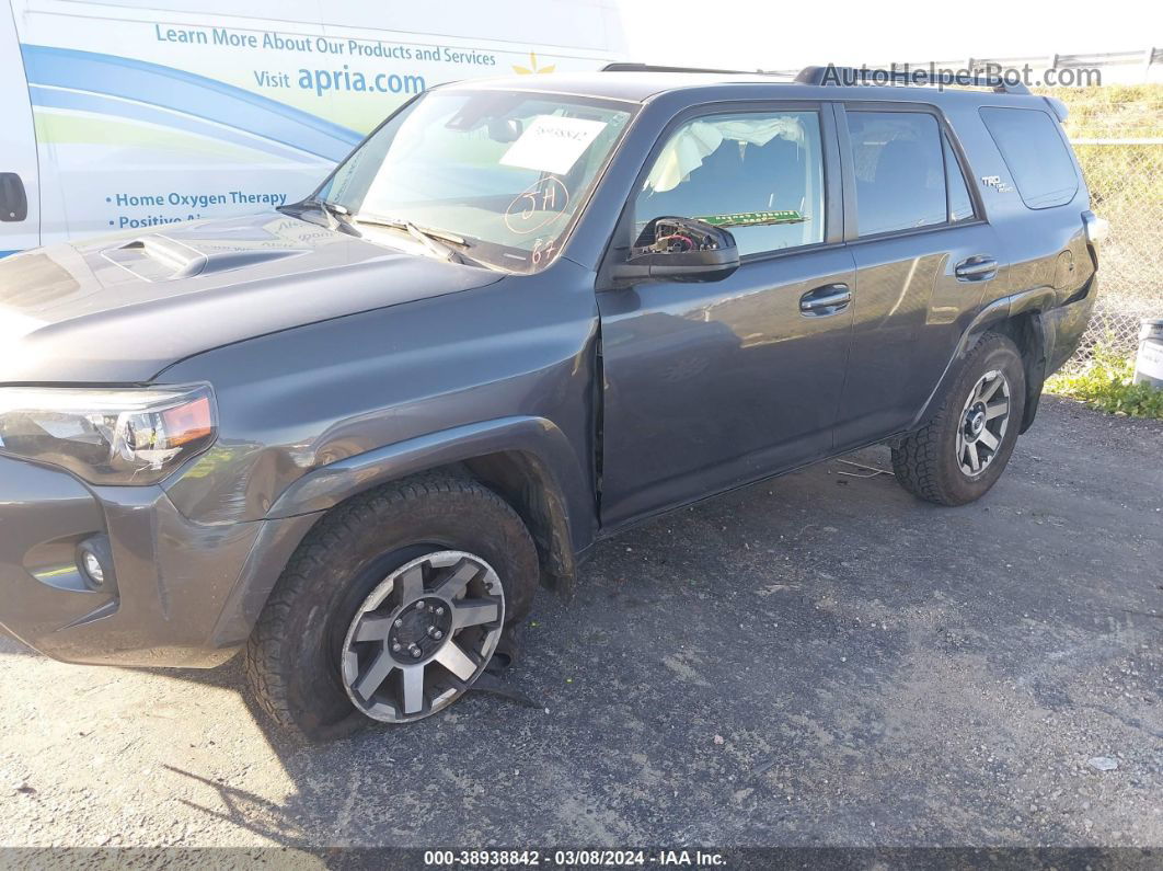 2021 Toyota 4runner Trd Off Road Gray vin: JTEPU5JR4M5889015