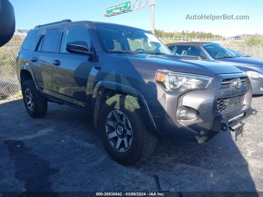 2021 Toyota 4runner Trd Off Road Gray vin: JTEPU5JR4M5889015