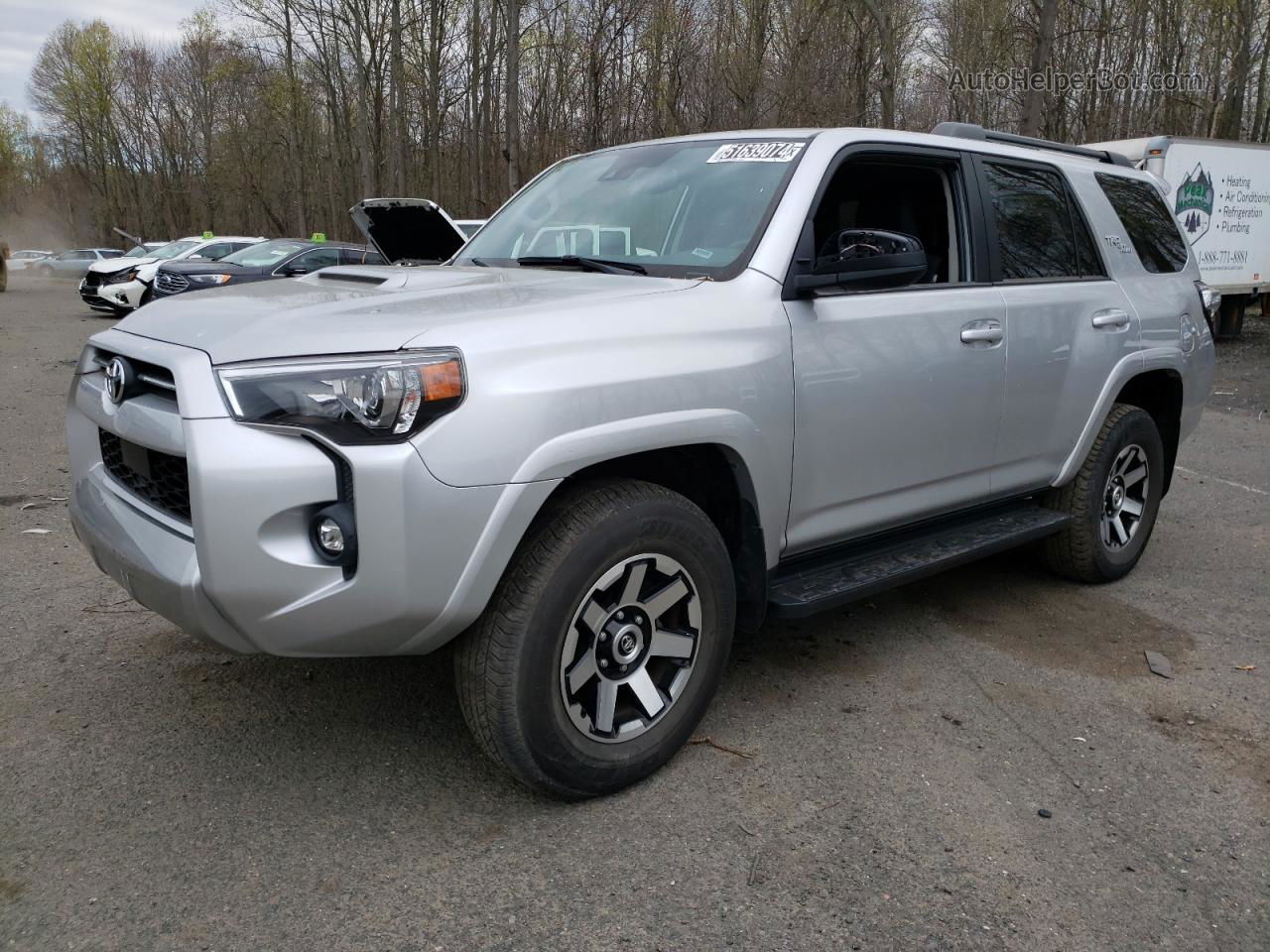 2021 Toyota 4runner Sr5/sr5 Premium Silver vin: JTEPU5JR6M5907921