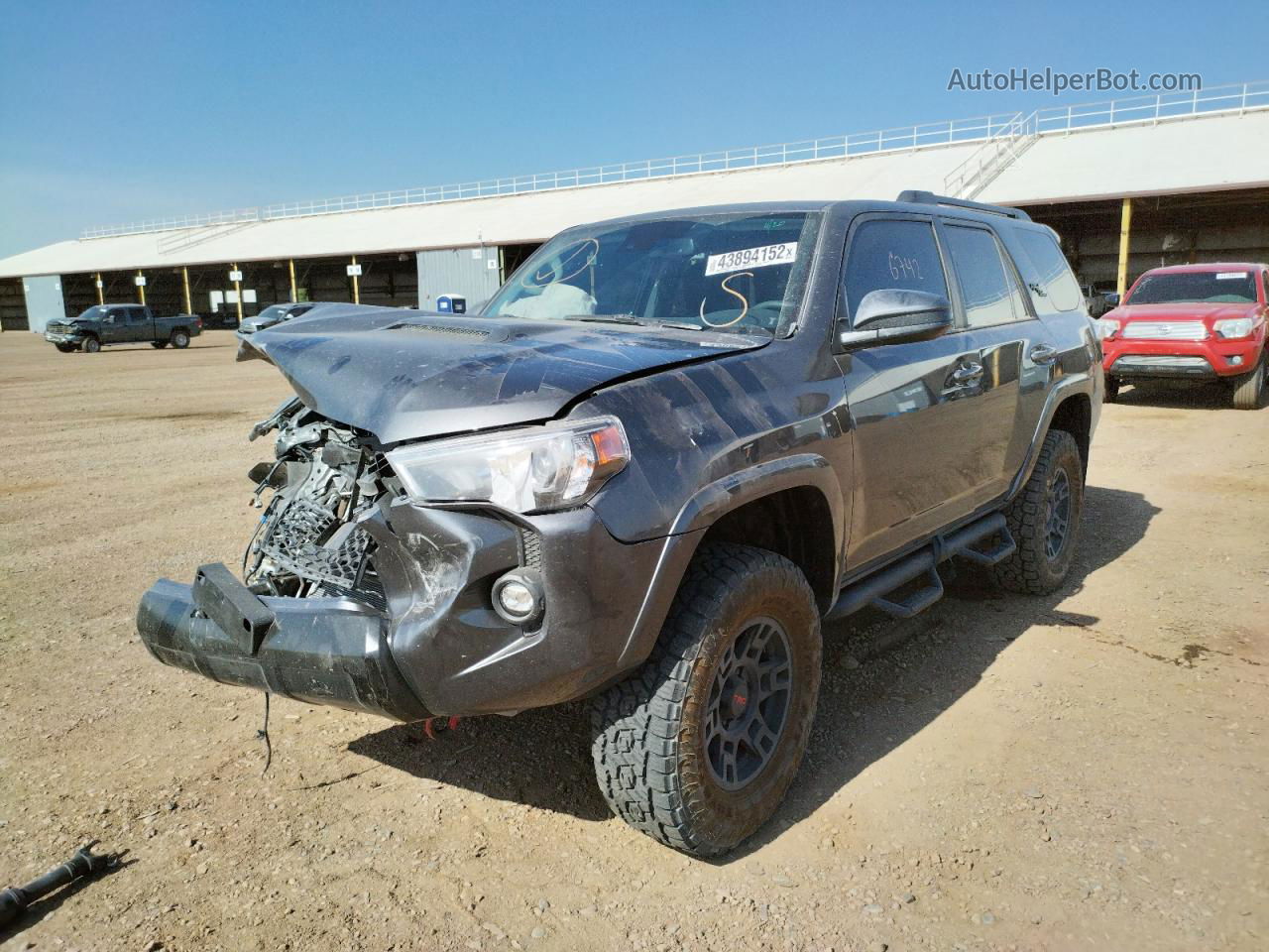 2021 Toyota 4runner Sr5/sr5 Premium Gray vin: JTEPU5JR7M5882544