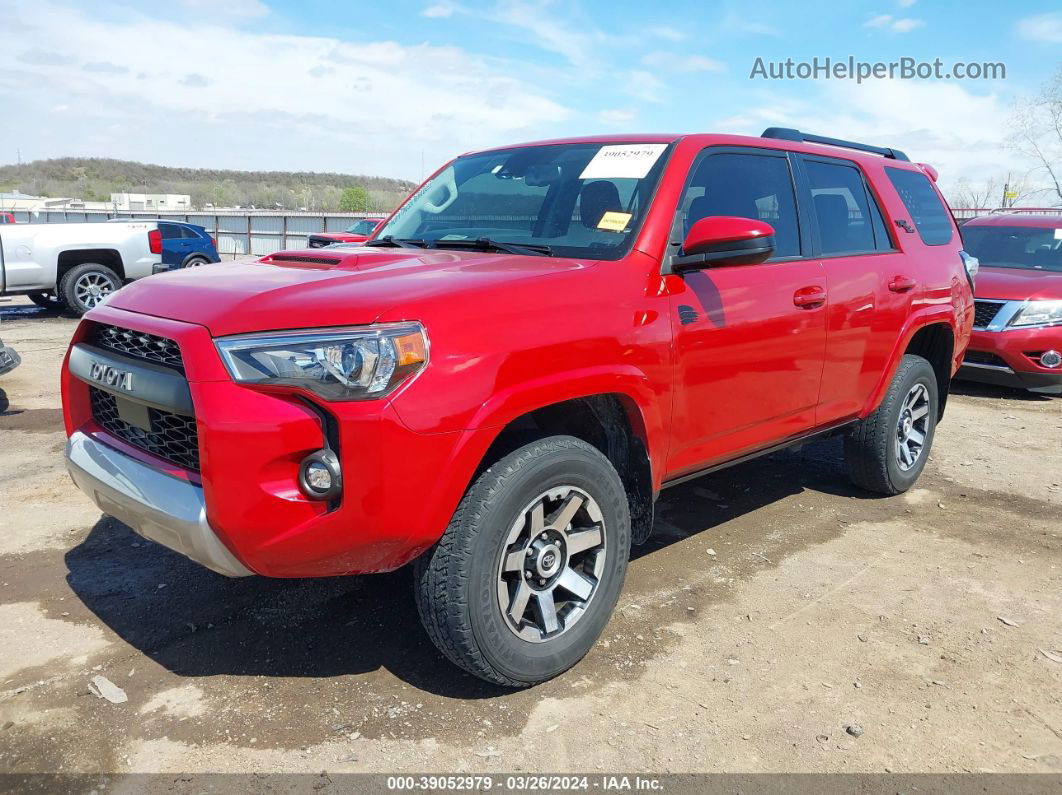 2021 Toyota 4runner Trd Off Road Red vin: JTEPU5JR7M5917602