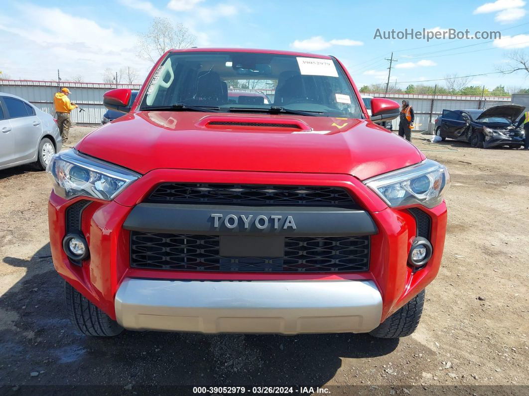 2021 Toyota 4runner Trd Off Road Red vin: JTEPU5JR7M5917602