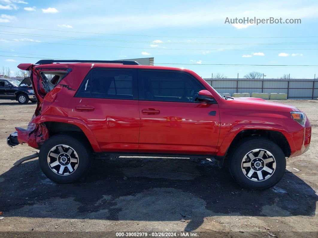 2021 Toyota 4runner Trd Off Road Red vin: JTEPU5JR7M5917602