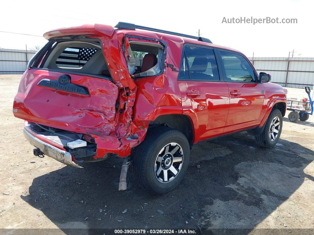 2021 Toyota 4runner Trd Off Road Red vin: JTEPU5JR7M5917602