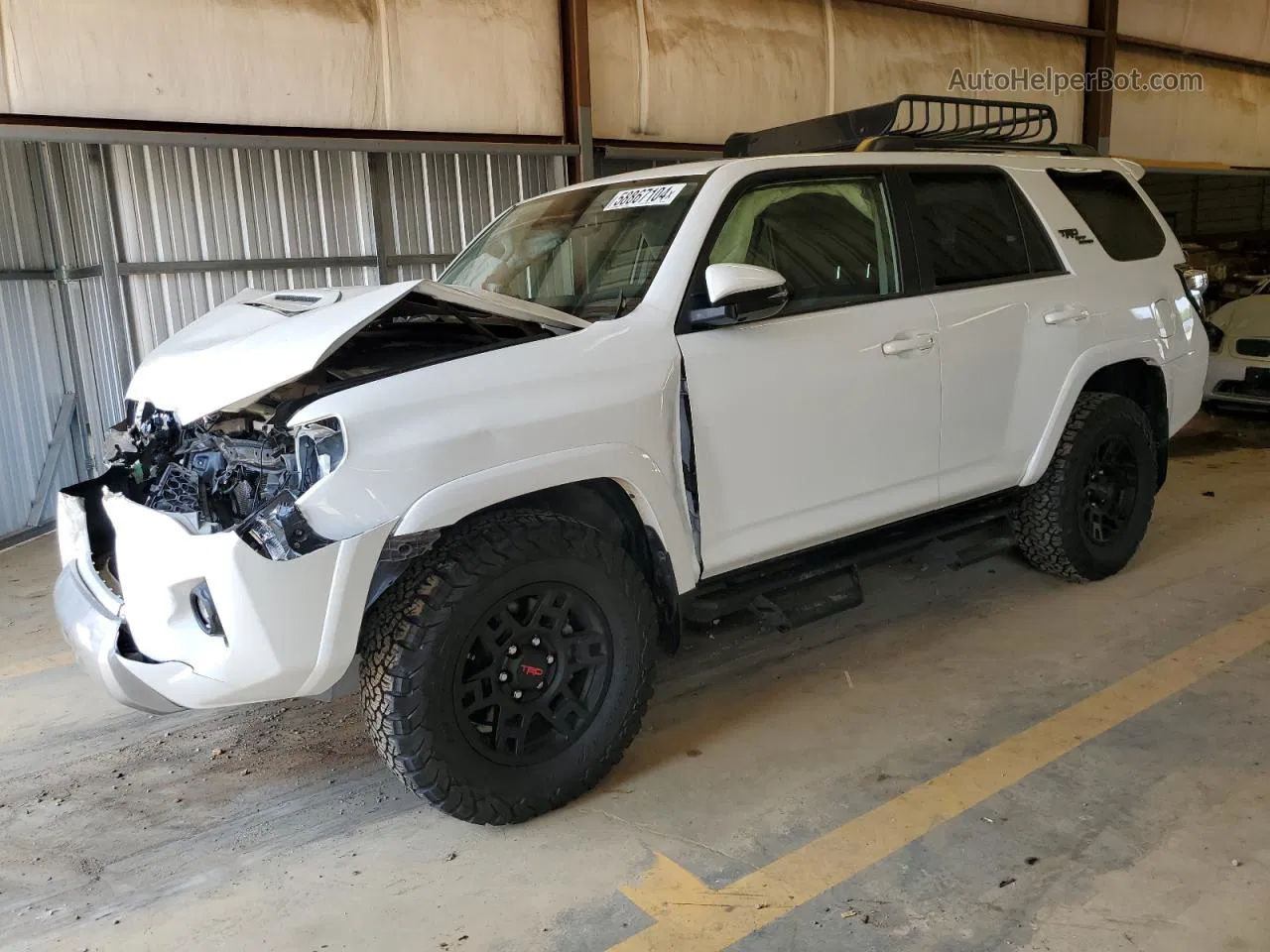 2021 Toyota 4runner Sr5 Premium White vin: JTERU5JR0M5855758