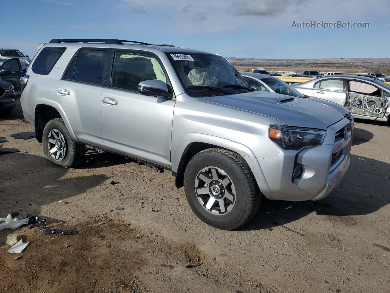 2021 Toyota 4runner Sr5 Premium Silver vin: JTERU5JR1M5948742