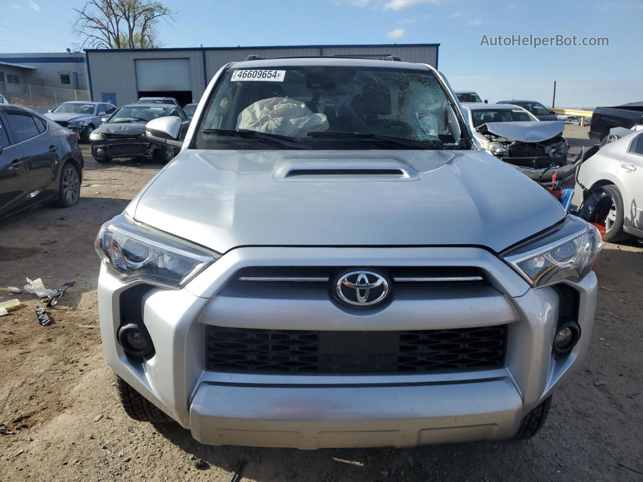 2021 Toyota 4runner Sr5 Premium Silver vin: JTERU5JR1M5948742