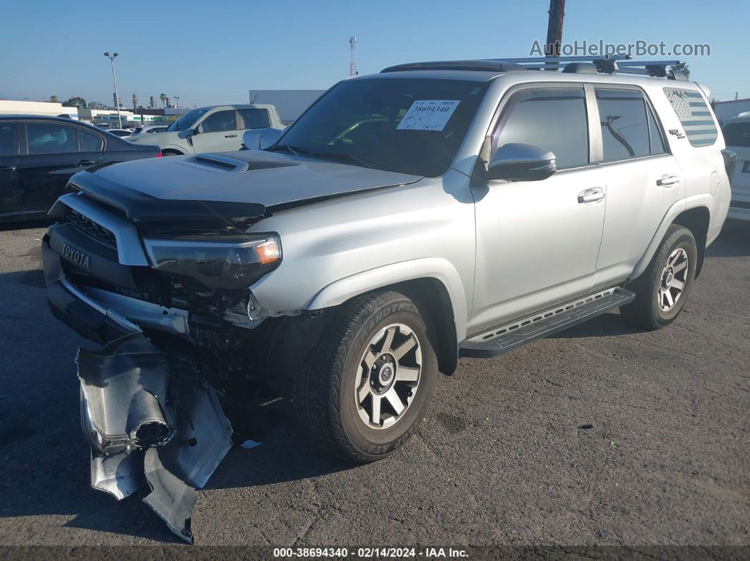 2021 Toyota 4runner Trd Off Road Premium Silver vin: JTERU5JR8M5968857