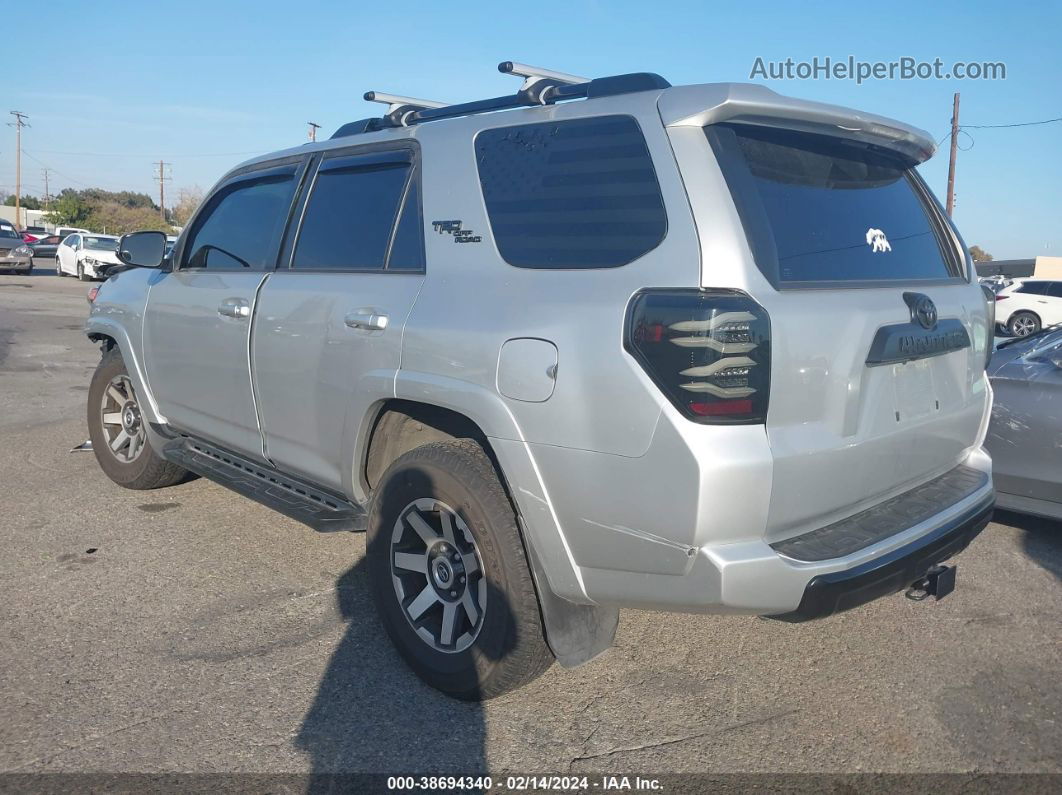 2021 Toyota 4runner Trd Off Road Premium Silver vin: JTERU5JR8M5968857