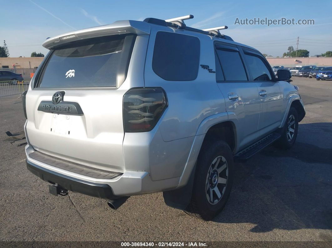 2021 Toyota 4runner Trd Off Road Premium Silver vin: JTERU5JR8M5968857