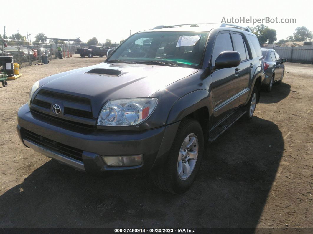 2004 Toyota 4runner Sr5 Gray vin: JTEZT14R140015220