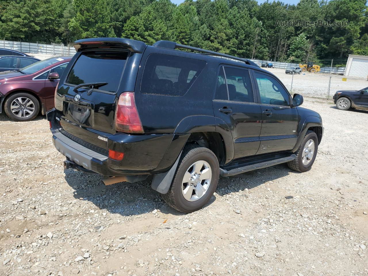 2004 Toyota 4runner Sr5 Black vin: JTEZT14R340014358