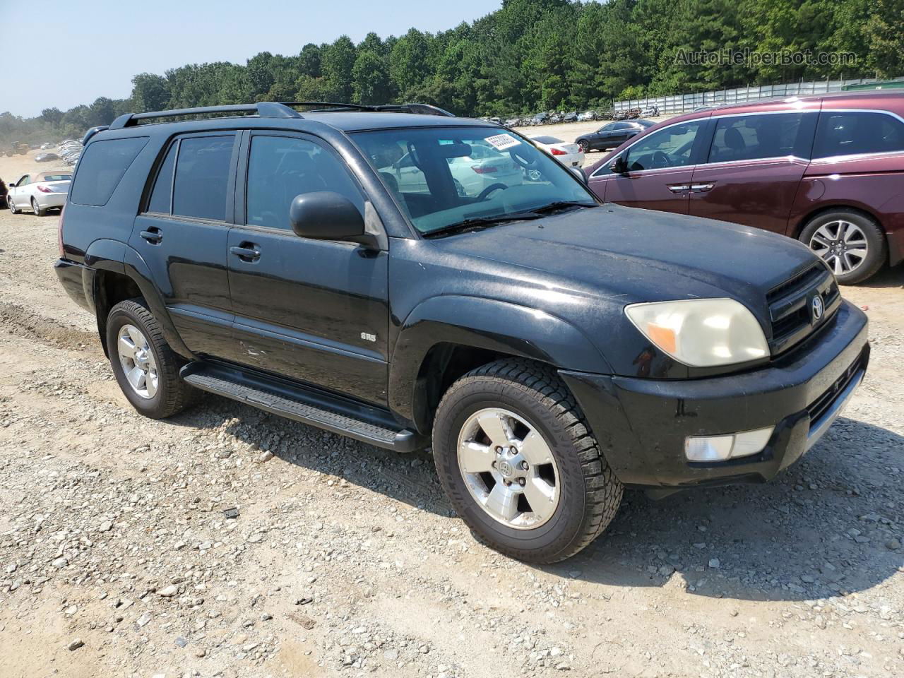 2004 Toyota 4runner Sr5 Black vin: JTEZT14R340014358