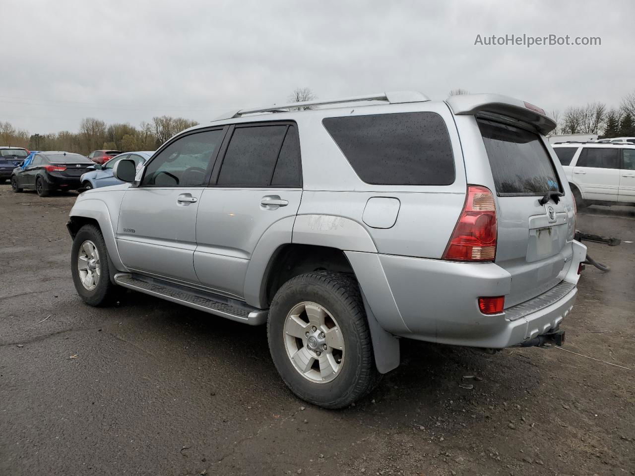 2004 Toyota 4runner Limited Серебряный vin: JTEZT17R240018963