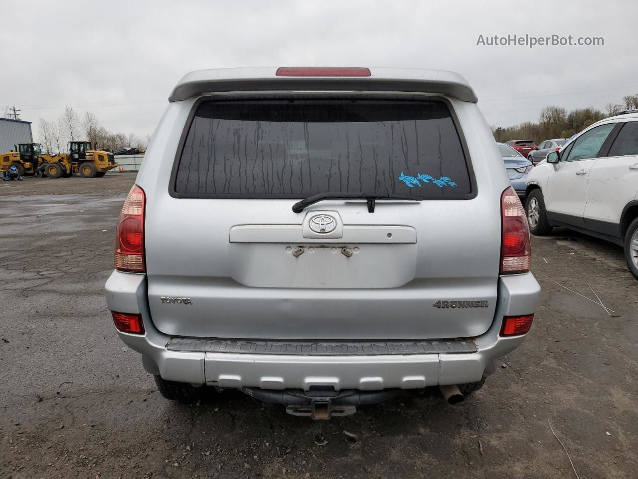 2004 Toyota 4runner Limited Silver vin: JTEZT17R240018963