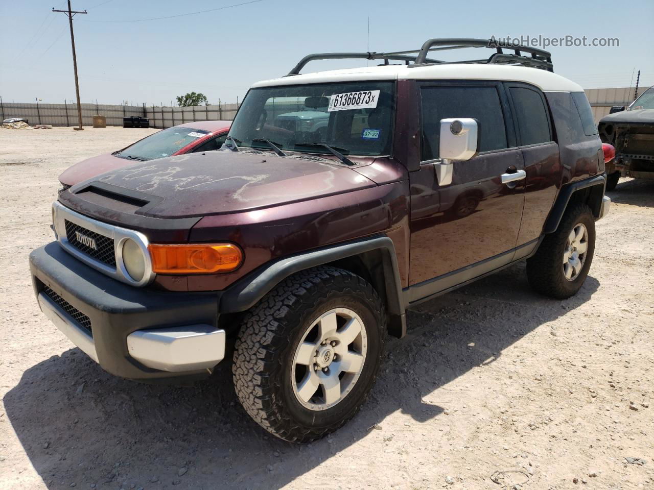 2007 Toyota Fj Cruiser  Purple vin: JTEZU11F270016016