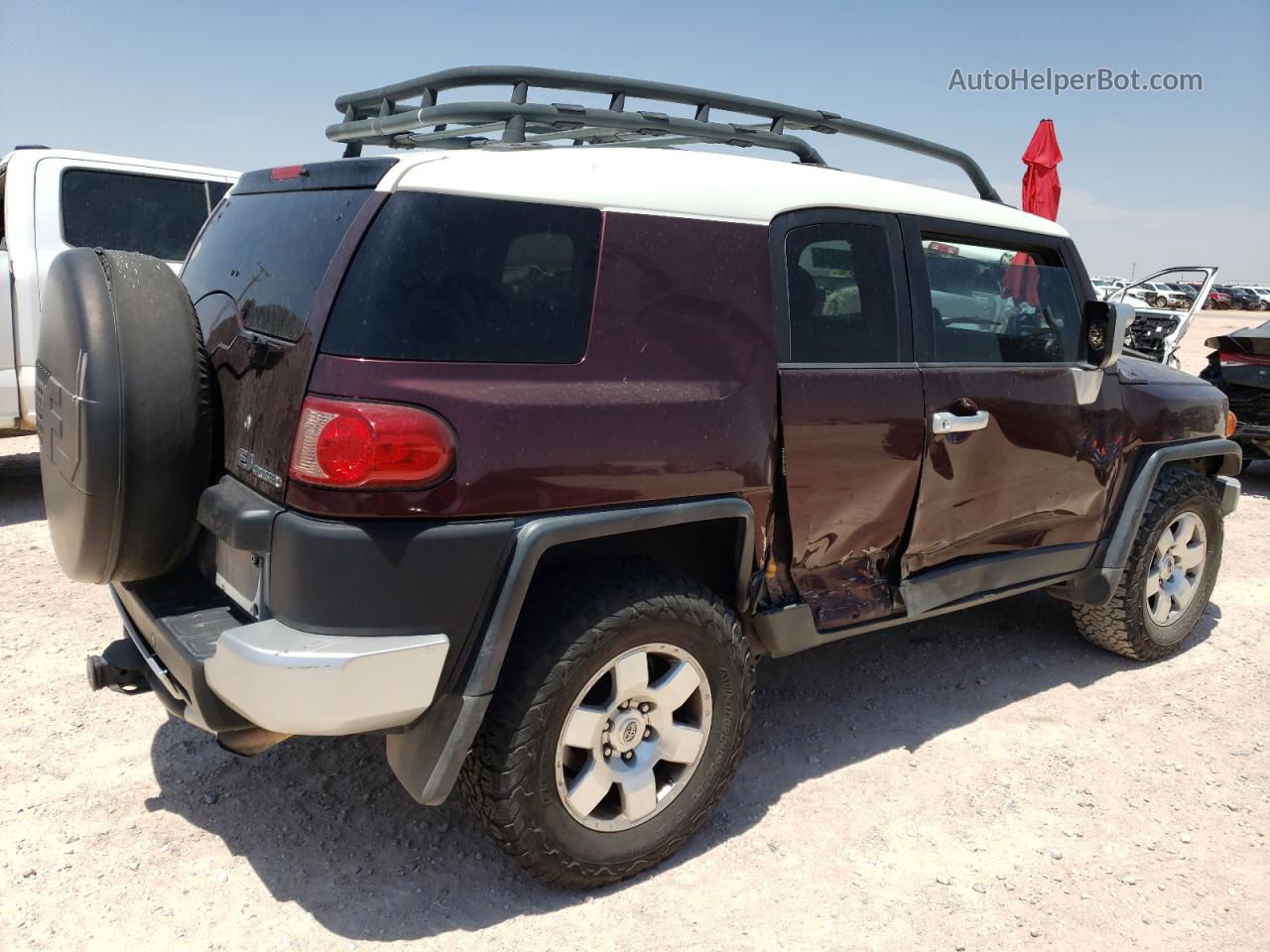 2007 Toyota Fj Cruiser  Purple vin: JTEZU11F270016016