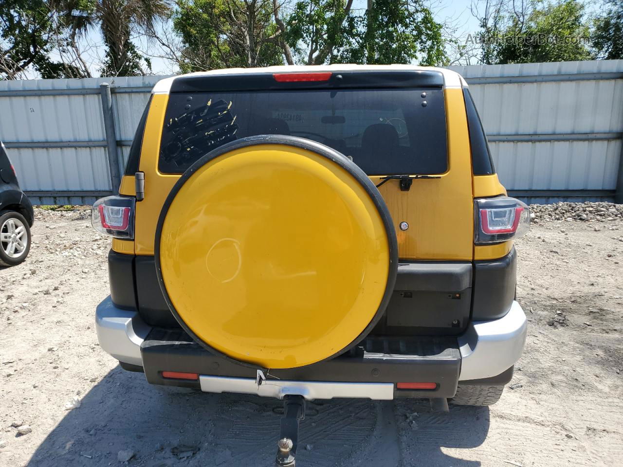 2007 Toyota Fj Cruiser Yellow vin: JTEZU11F470004420