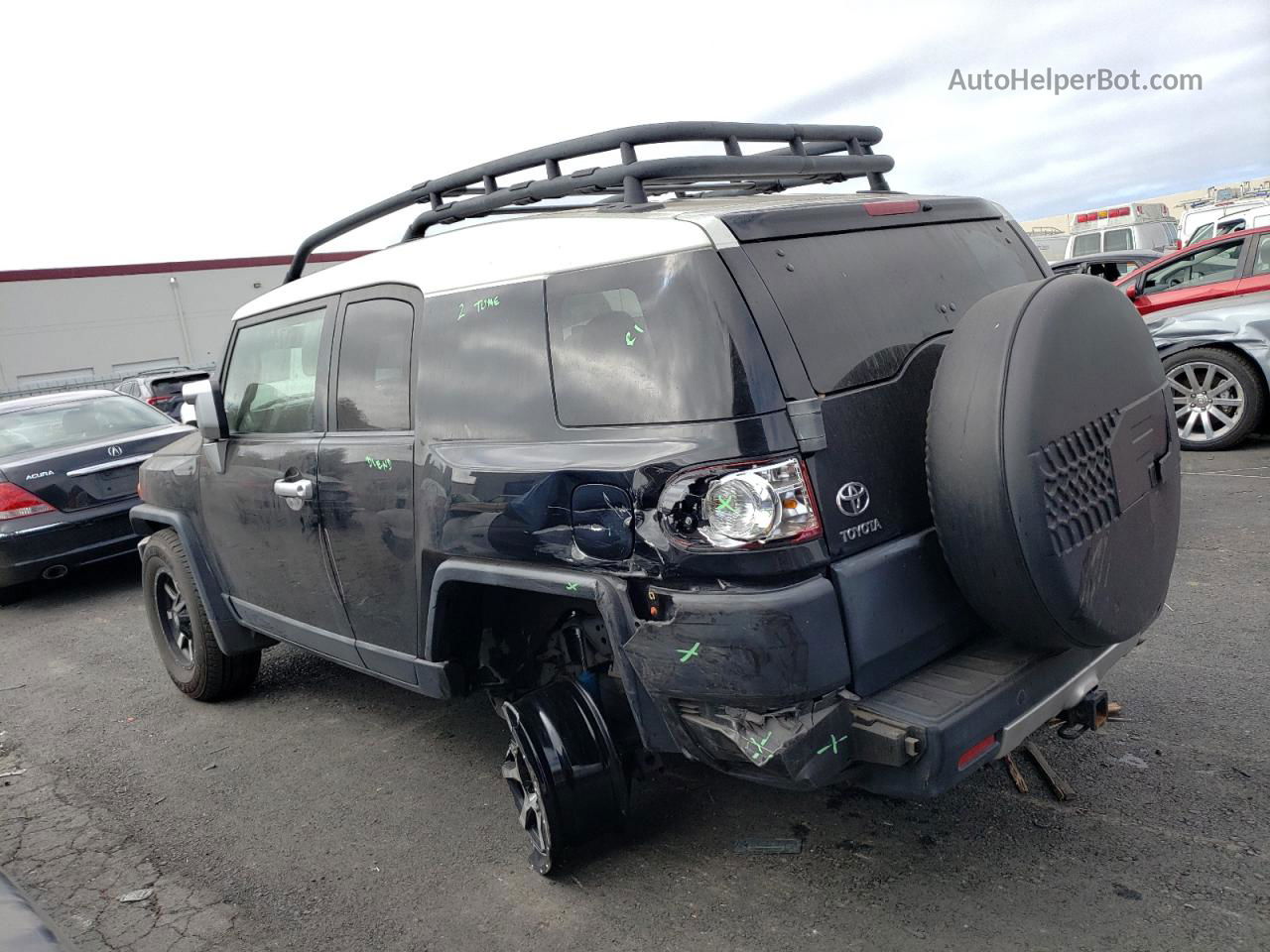 2007 Toyota Fj Cruiser  Черный vin: JTEZU11F570012218