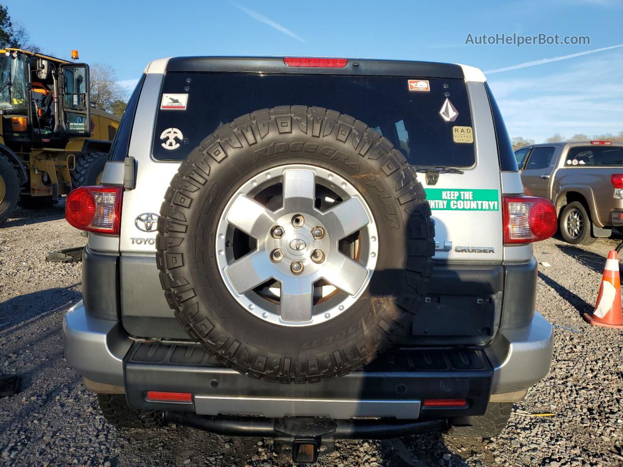 2007 Toyota Fj Cruiser  Серебряный vin: JTEZU11F570015510