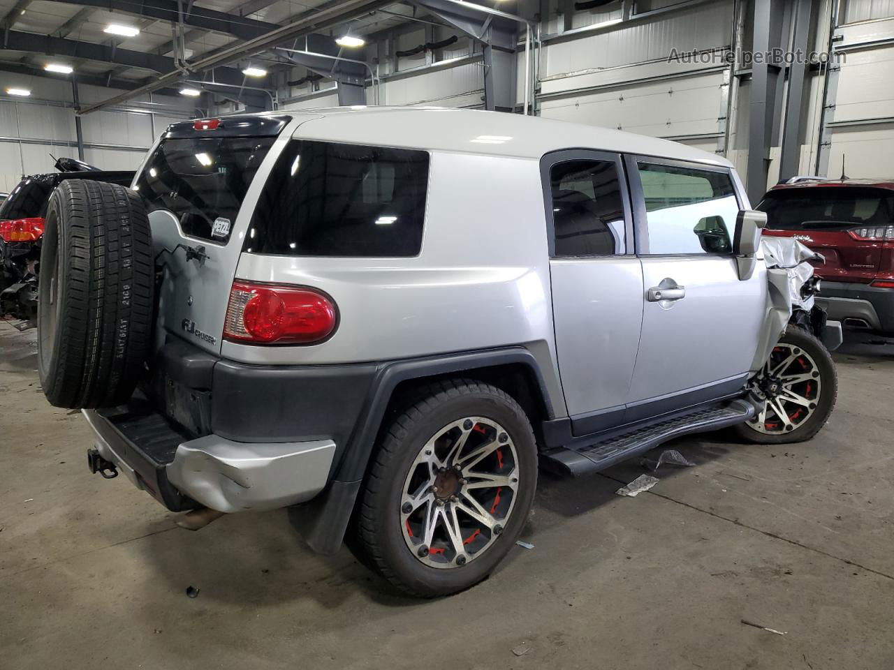 2007 Toyota Fj Cruiser  Silver vin: JTEZU11F570016205