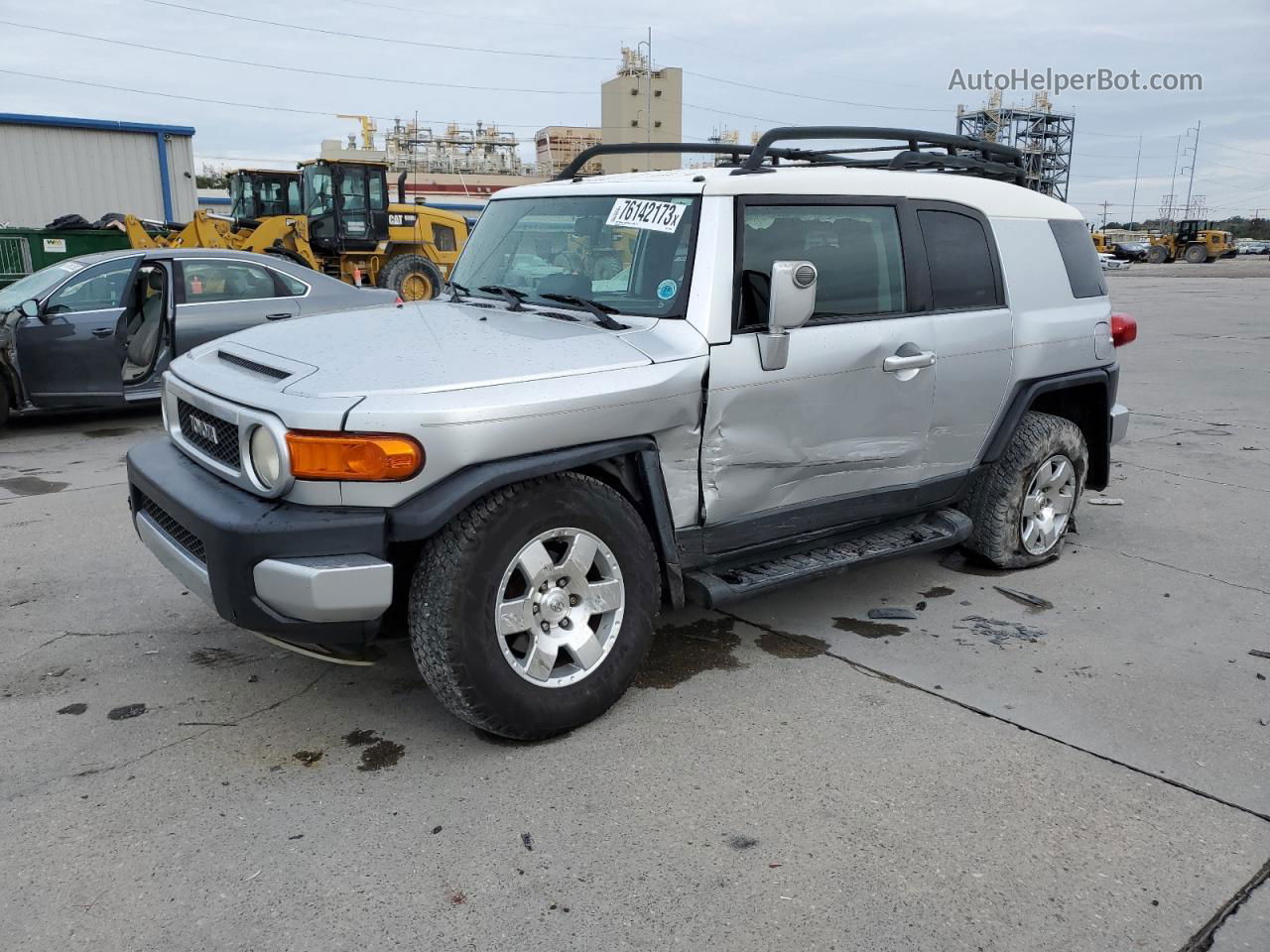 2007 Toyota Fj Cruiser  Silver vin: JTEZU11F870014450