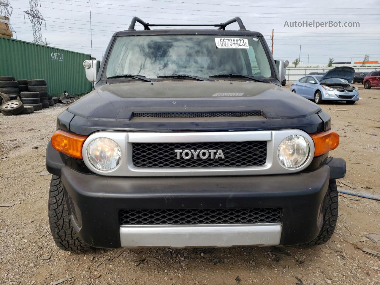 2007 Toyota Fj Cruiser  Black vin: JTEZU11FX70001974