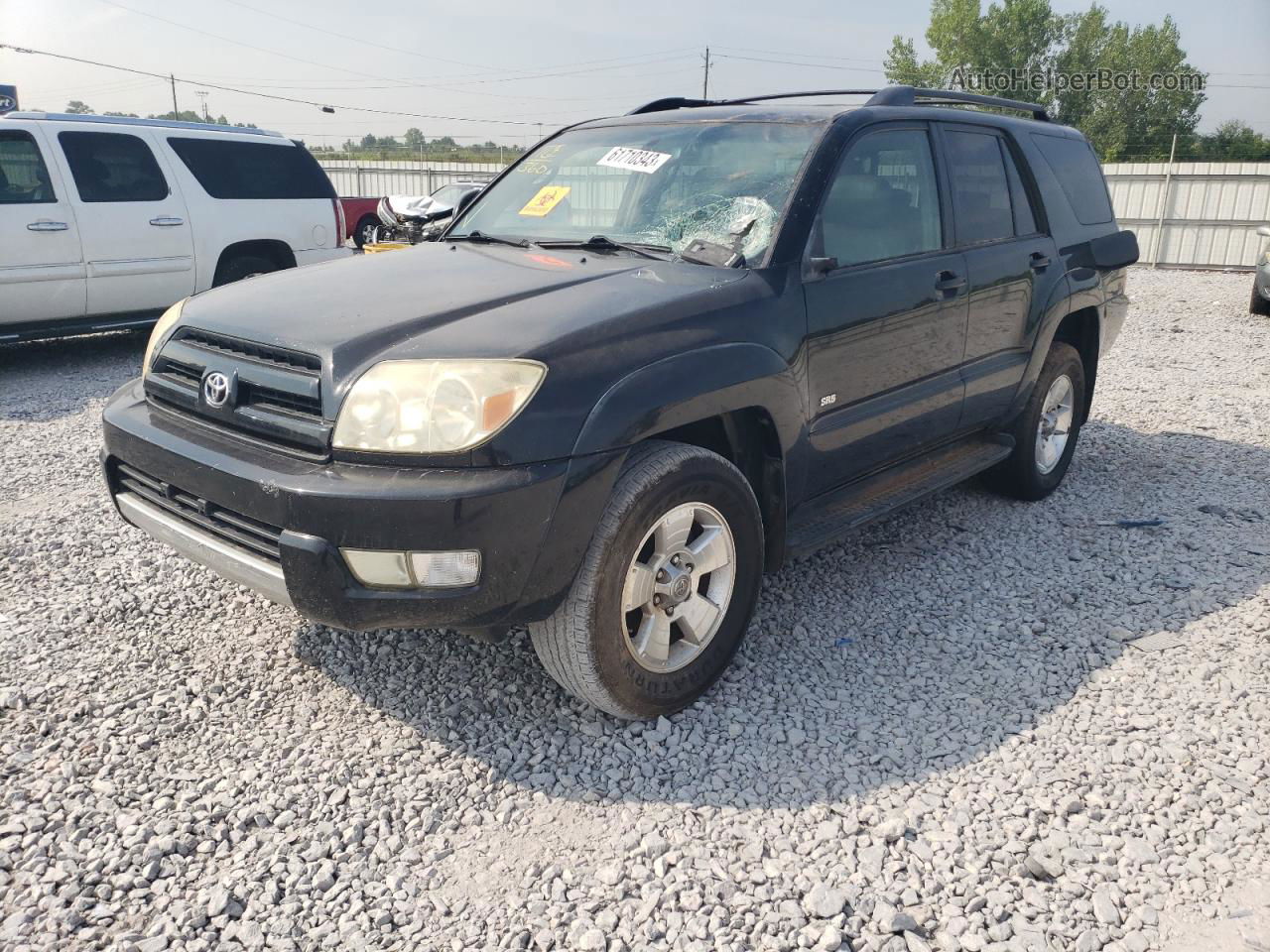 2004 Toyota 4runner Sr5 Black vin: JTEZU14R040036587