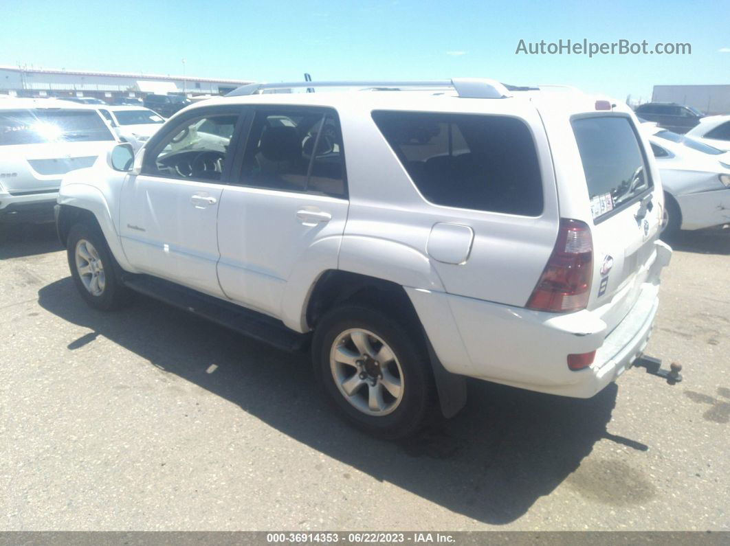 2004 Toyota 4runner Sr5 Sport V6 White vin: JTEZU14R340025888