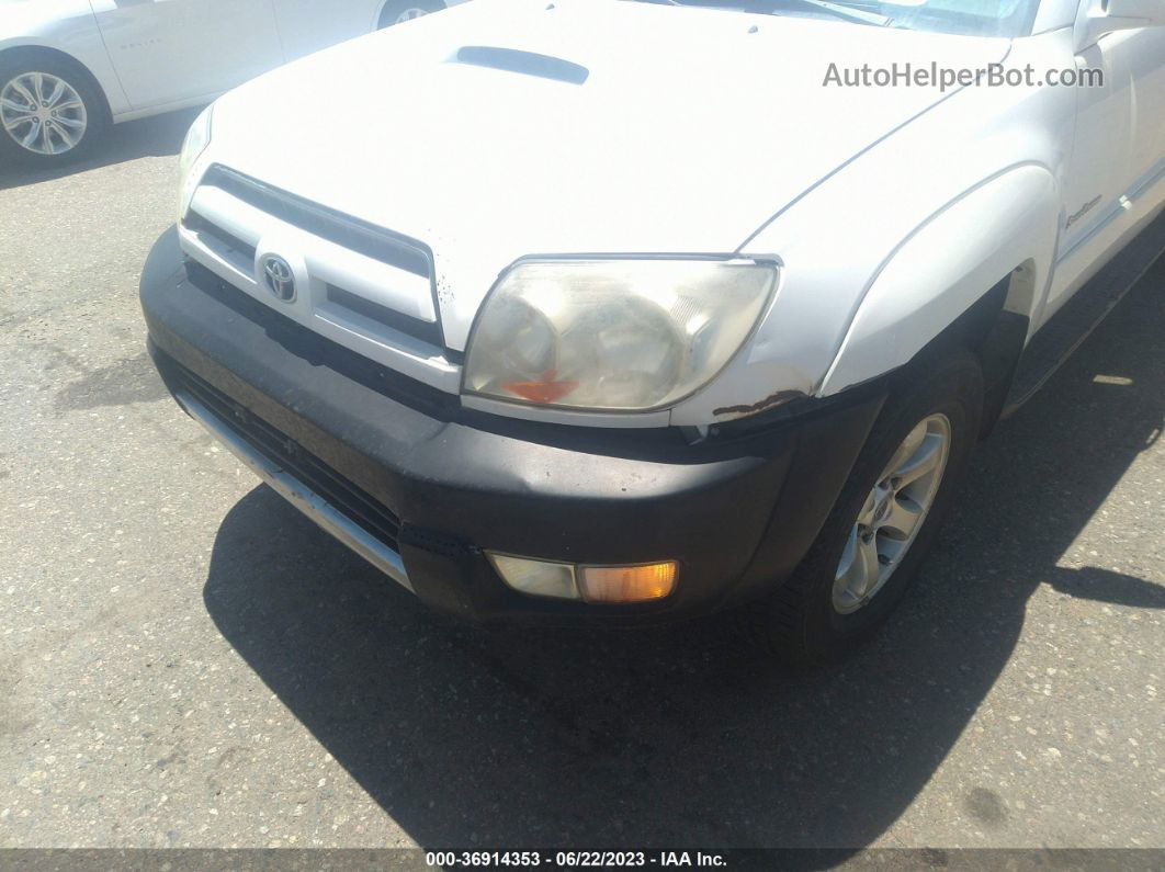 2004 Toyota 4runner Sr5 Sport V6 White vin: JTEZU14R340025888