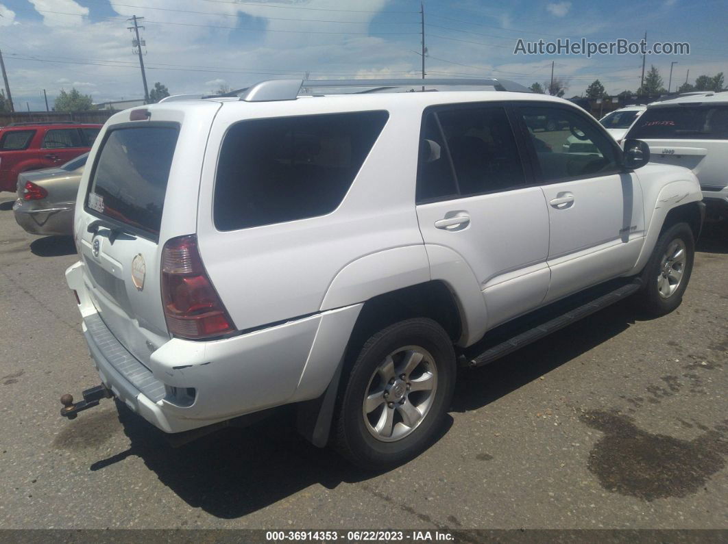 2004 Toyota 4runner Sr5 Sport V6 White vin: JTEZU14R340025888