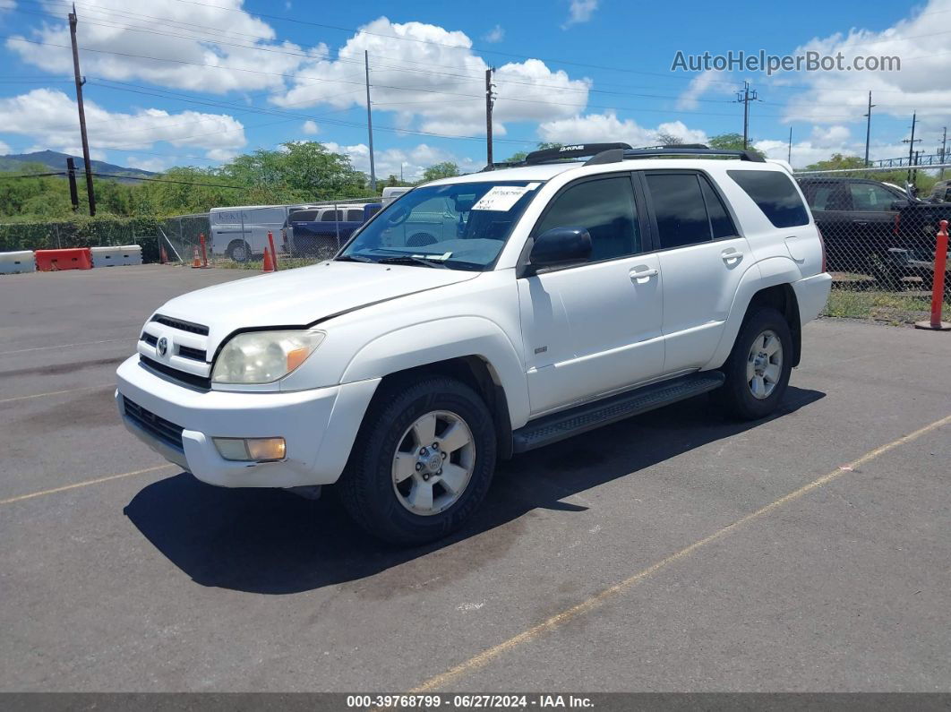 2004 Toyota 4runner Sr5 Sport V6/sr5 V6 White vin: JTEZU14R340038379