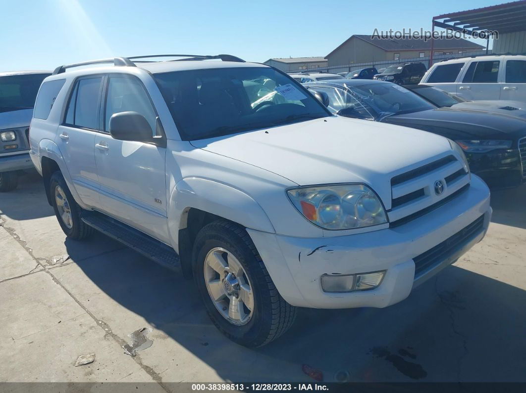 2004 Toyota 4runner Sr5 V6 White vin: JTEZU14R440032591